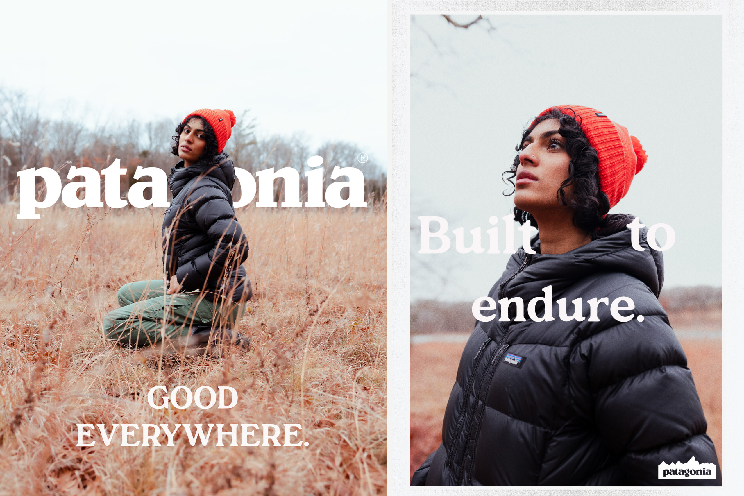 Outdoor winter apparel concept layout